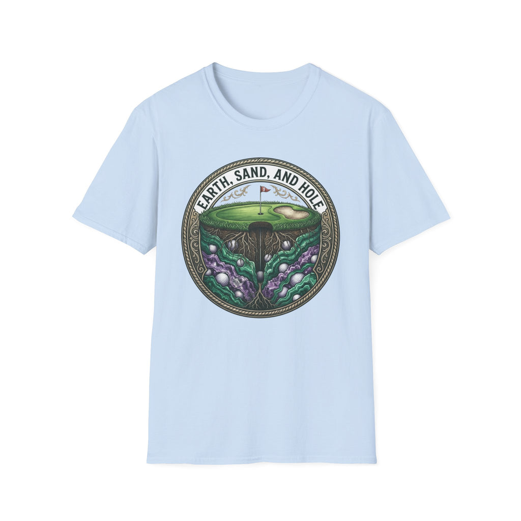 Earth, Sand, and Hole Golf T-Shirt