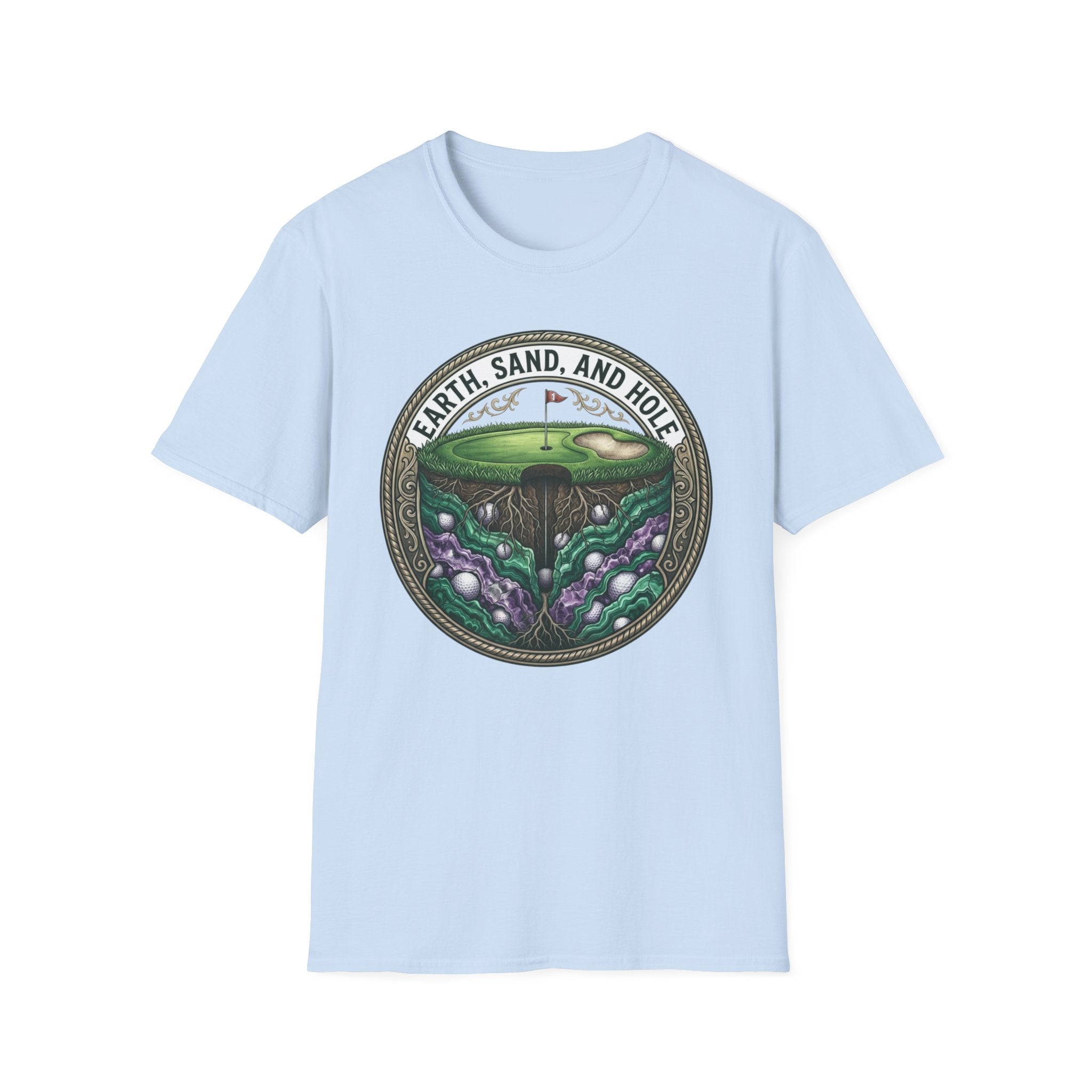 Earth, Sand, and Hole Golf T-Shirt