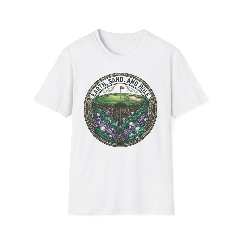 Earth, Sand, and Hole Golf T-Shirt