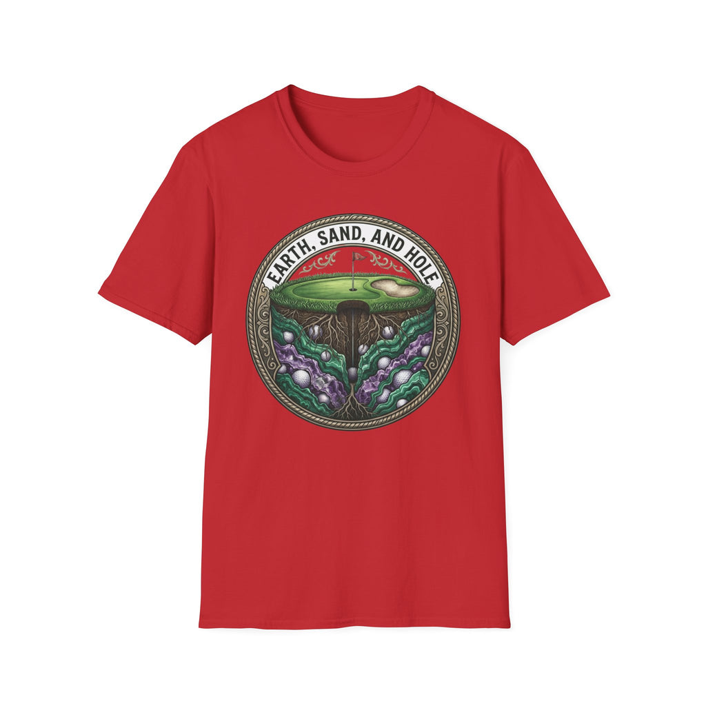 Earth, Sand, and Hole Golf T-Shirt