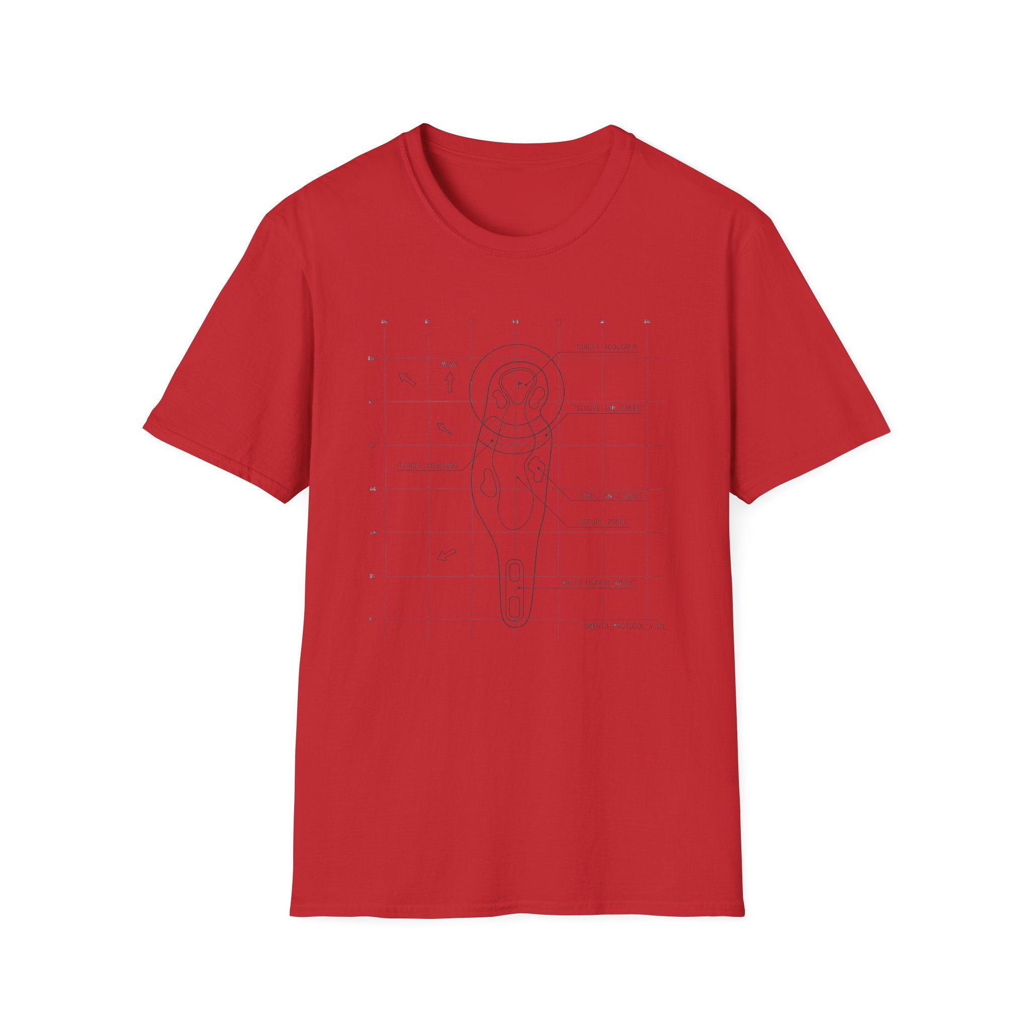 Minimal Course Blueprint T-Shirt
