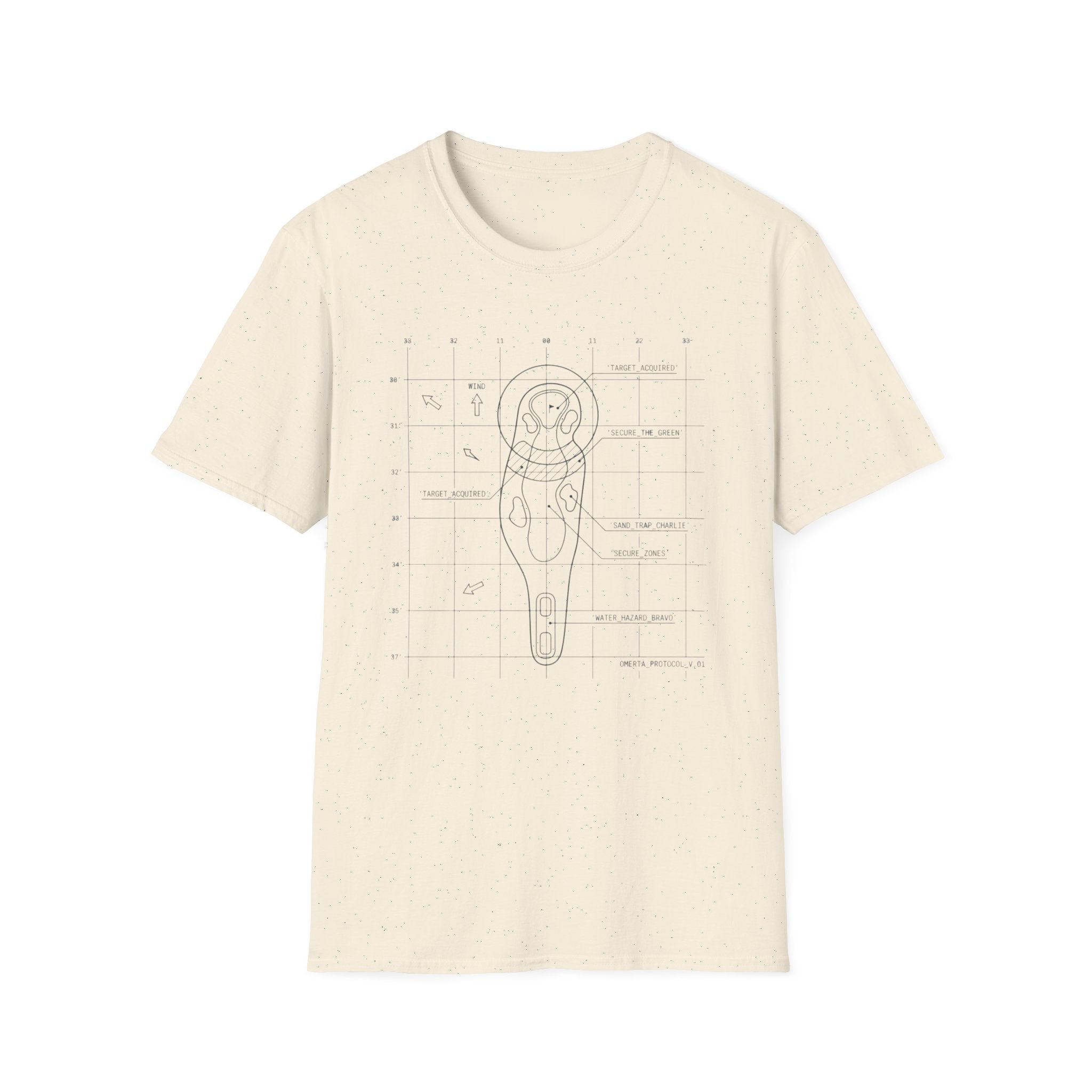 Minimal Course Blueprint T-Shirt