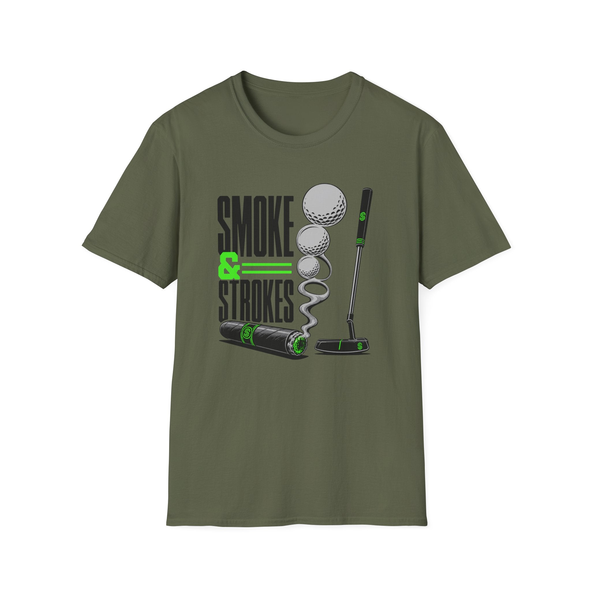 Smoke & Strokes Golf T‑Shirt
