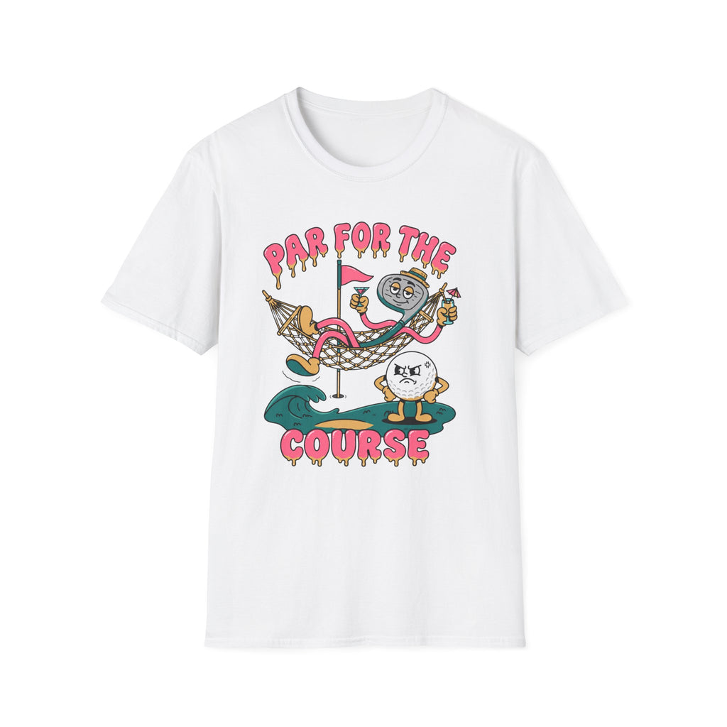 Par for the Course Cartoon Golf T-Shirt