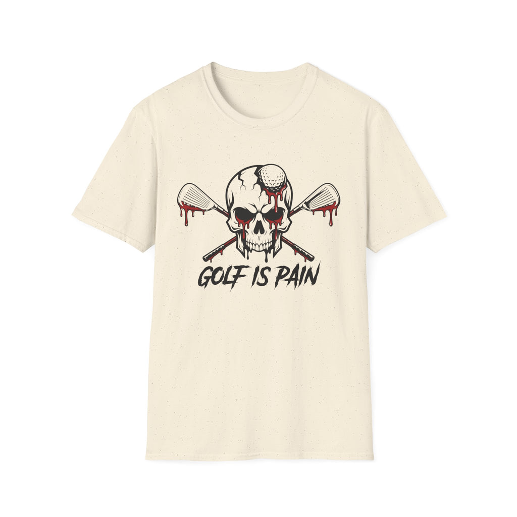 Golf Is Pain Skull T-Shirt
