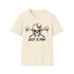 Golf Is Pain Skull T-Shirt