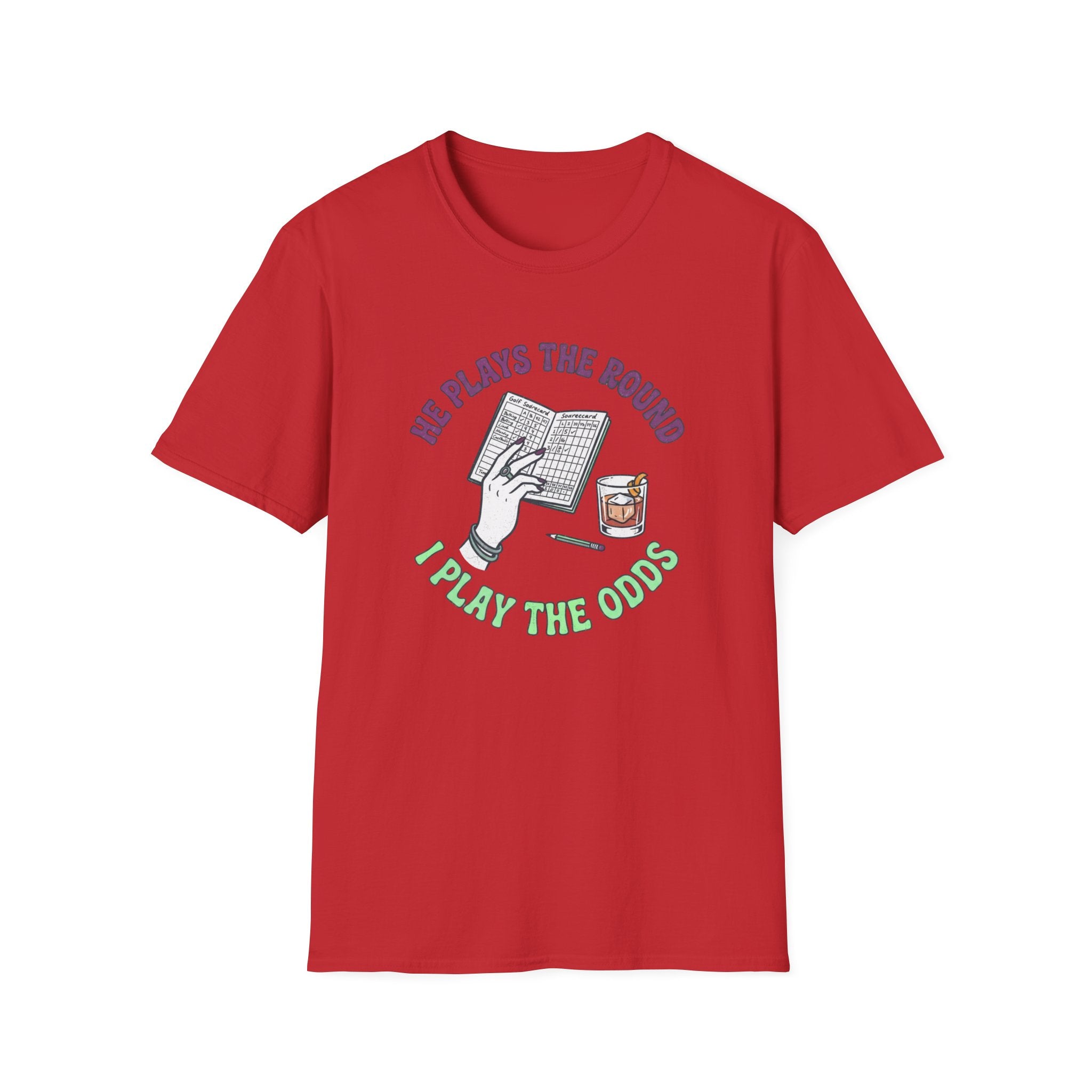 He Plays the Round T-Shirt