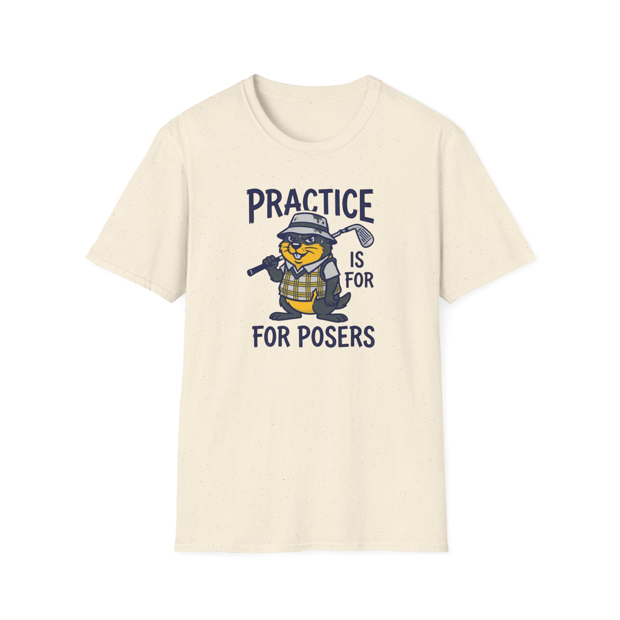 "Practice Is For Posers" Golf T-Shirt