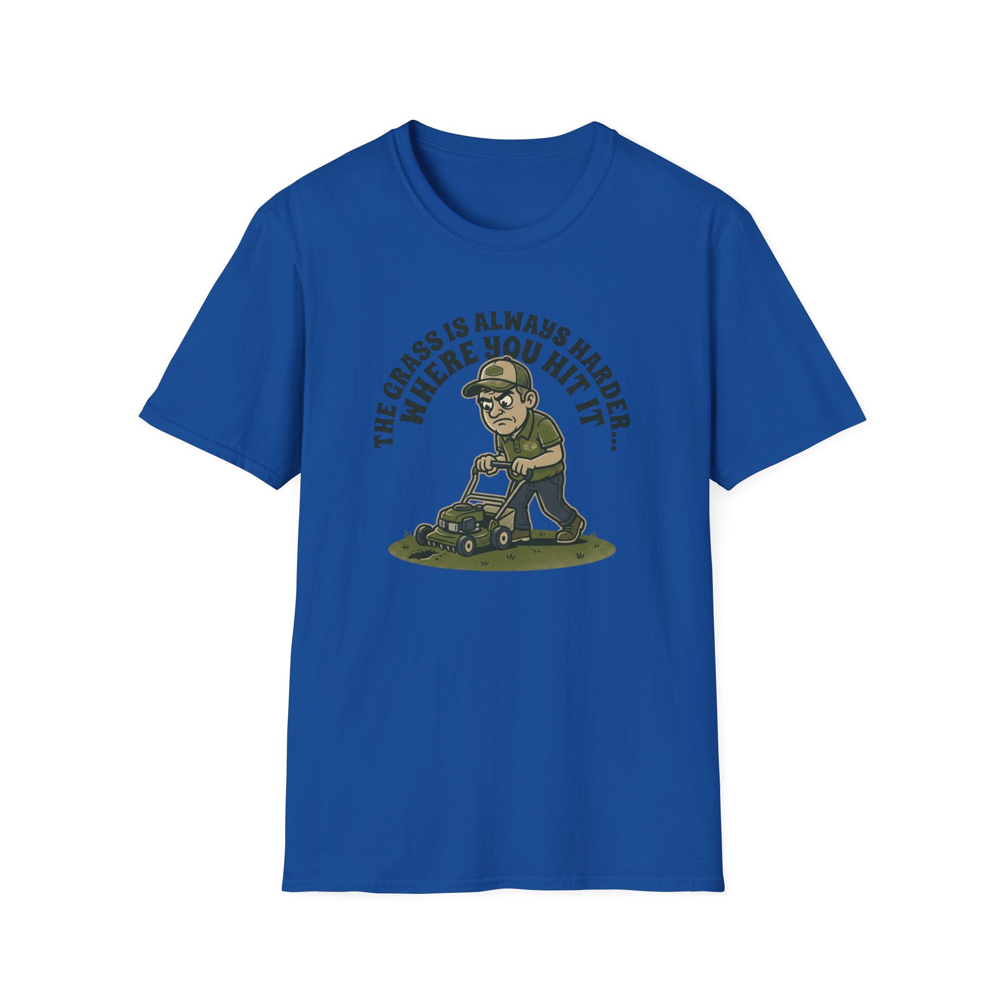 “The Grass Is Always Harder Where You Hit It” T-Shirt