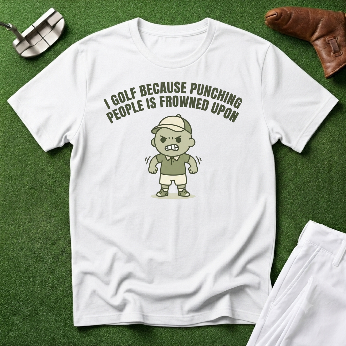 I Golf Because T-Shirt