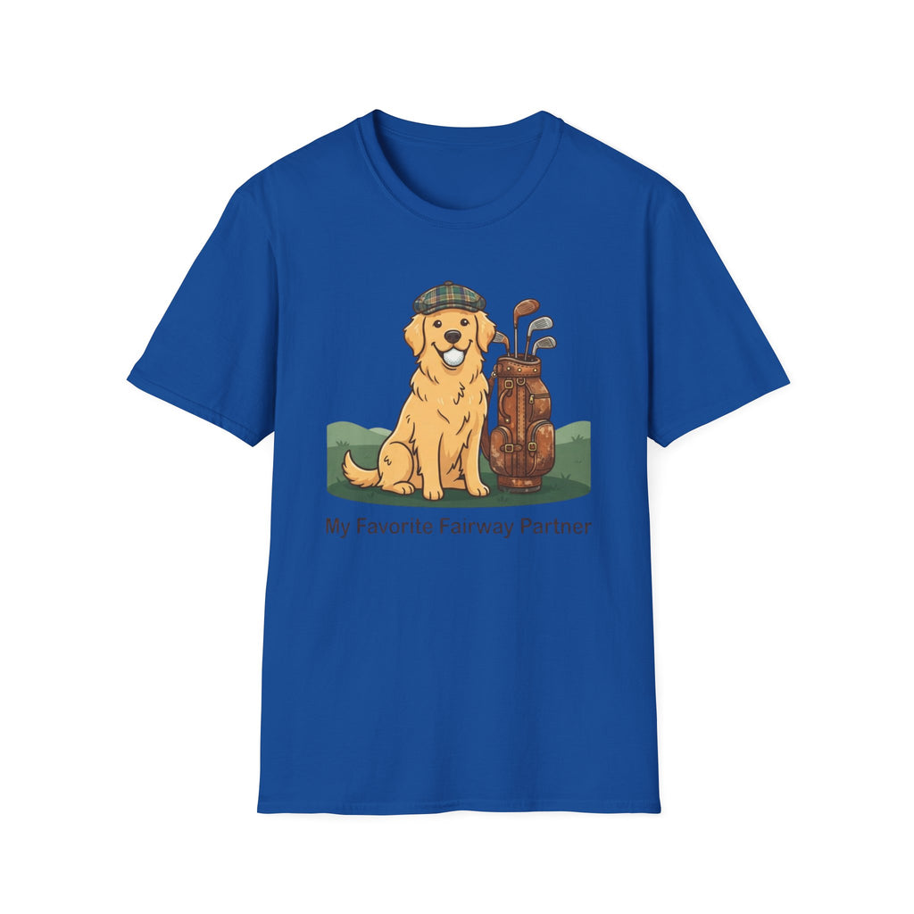 "My Favourite Fairway Partner" Golf Dog T-Shirt