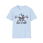 Golf Is Pain Skull T-Shirt