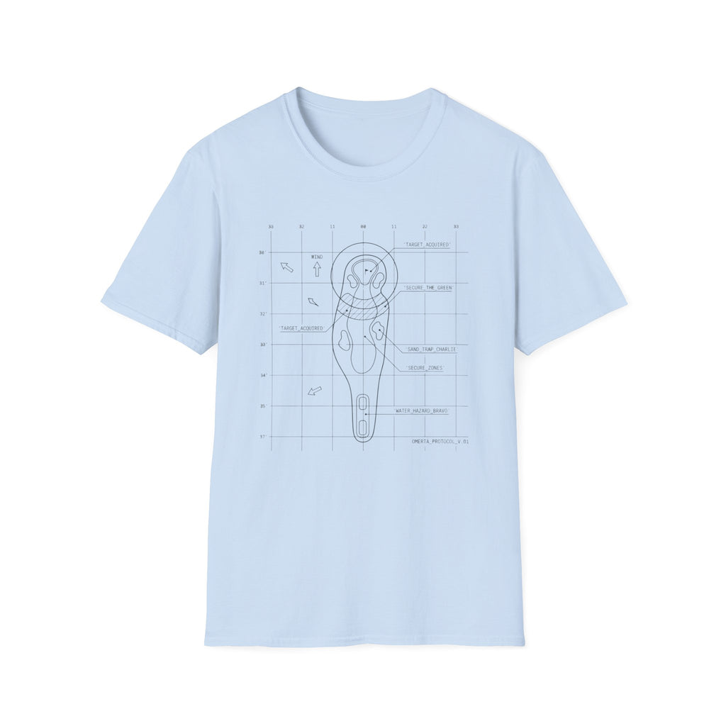 Minimal Course Blueprint T-Shirt