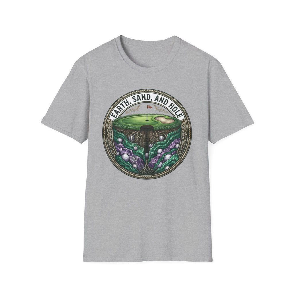 Earth, Sand, and Hole Golf T-Shirt