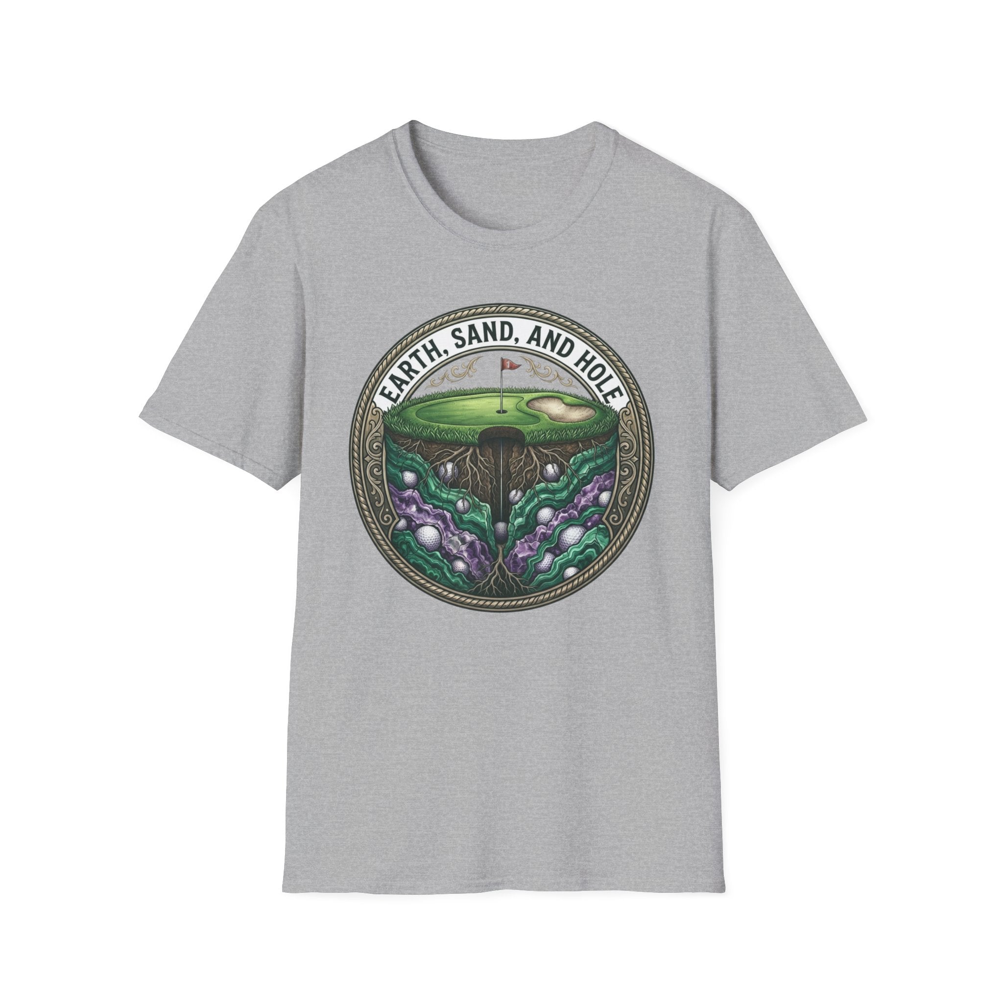 Earth, Sand, and Hole Golf T-Shirt