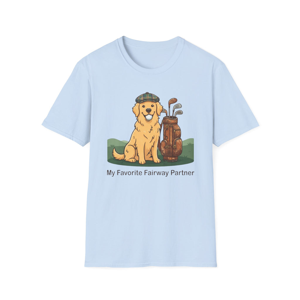 "My Favourite Fairway Partner" Golf Dog T-Shirt