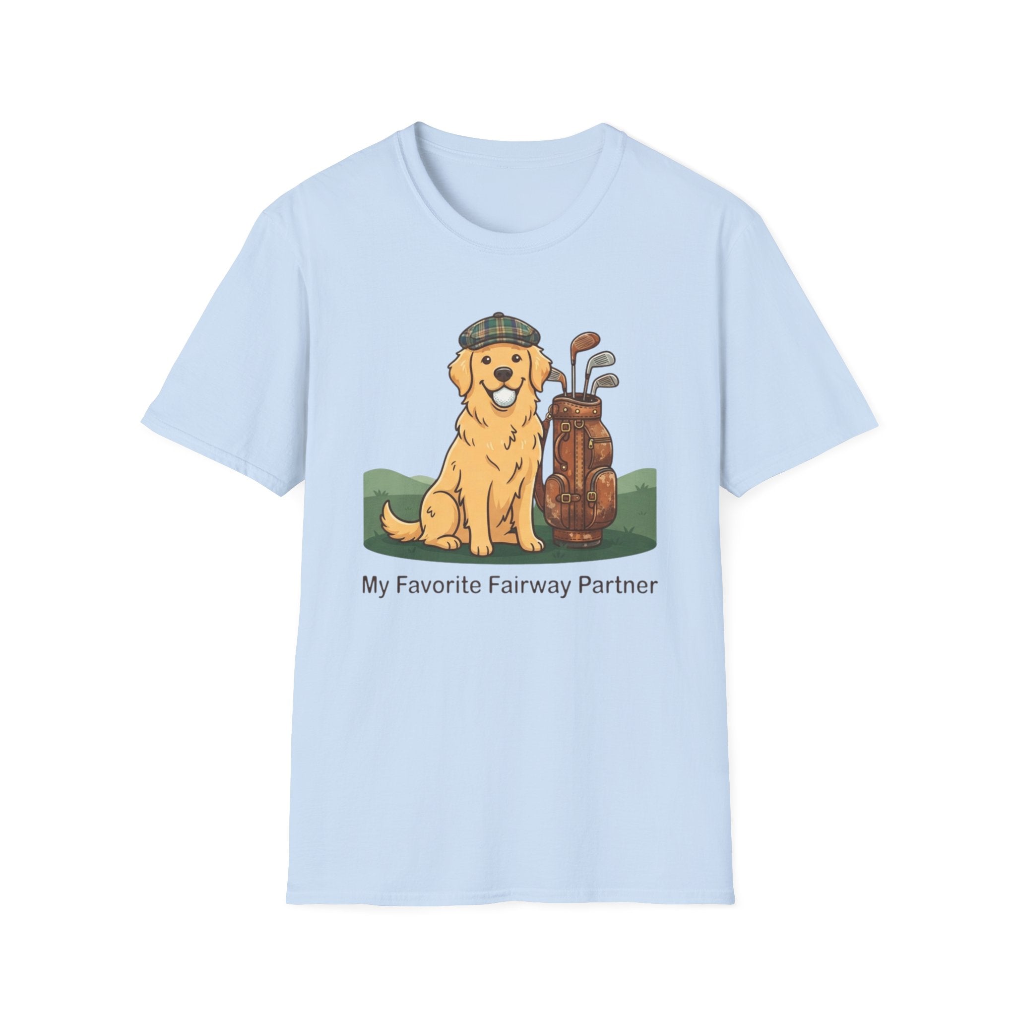 "My Favourite Fairway Partner" Golf Dog T-Shirt