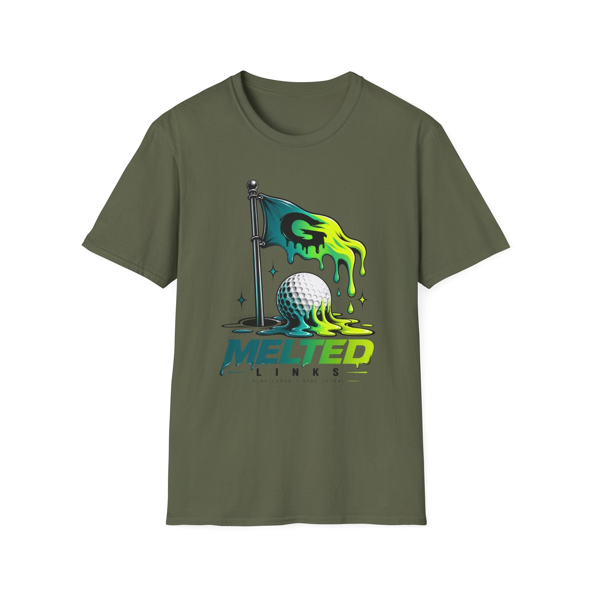Melted Links Golf T-Shirt