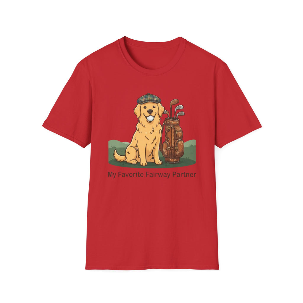 "My Favourite Fairway Partner" Golf Dog T-Shirt
