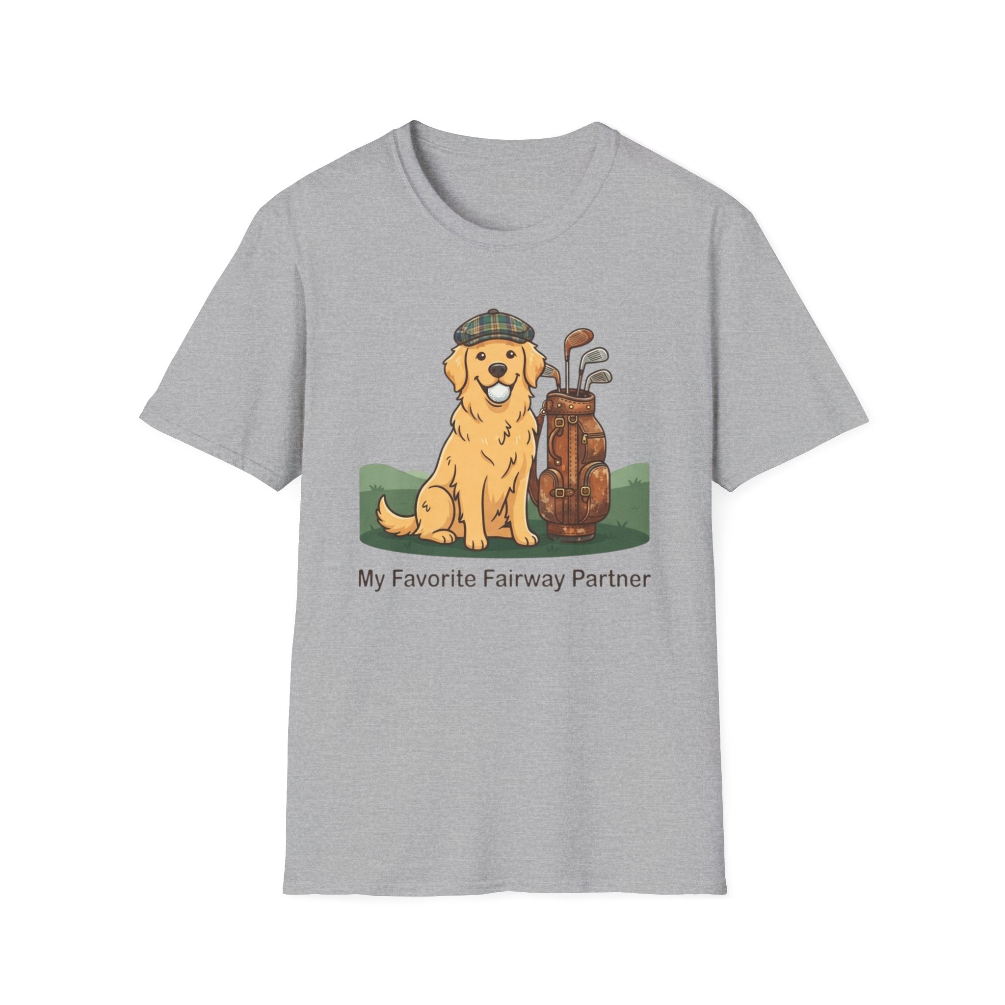 "My Favourite Fairway Partner" Golf Dog T-Shirt