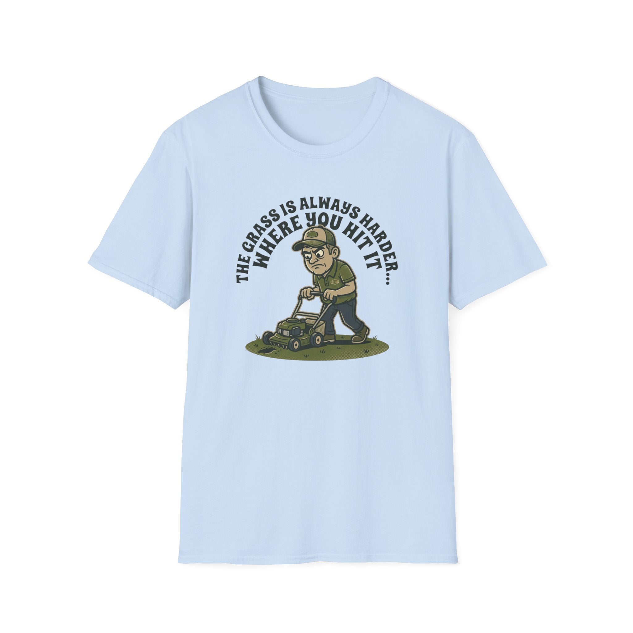 “The Grass Is Always Harder Where You Hit It” T-Shirt