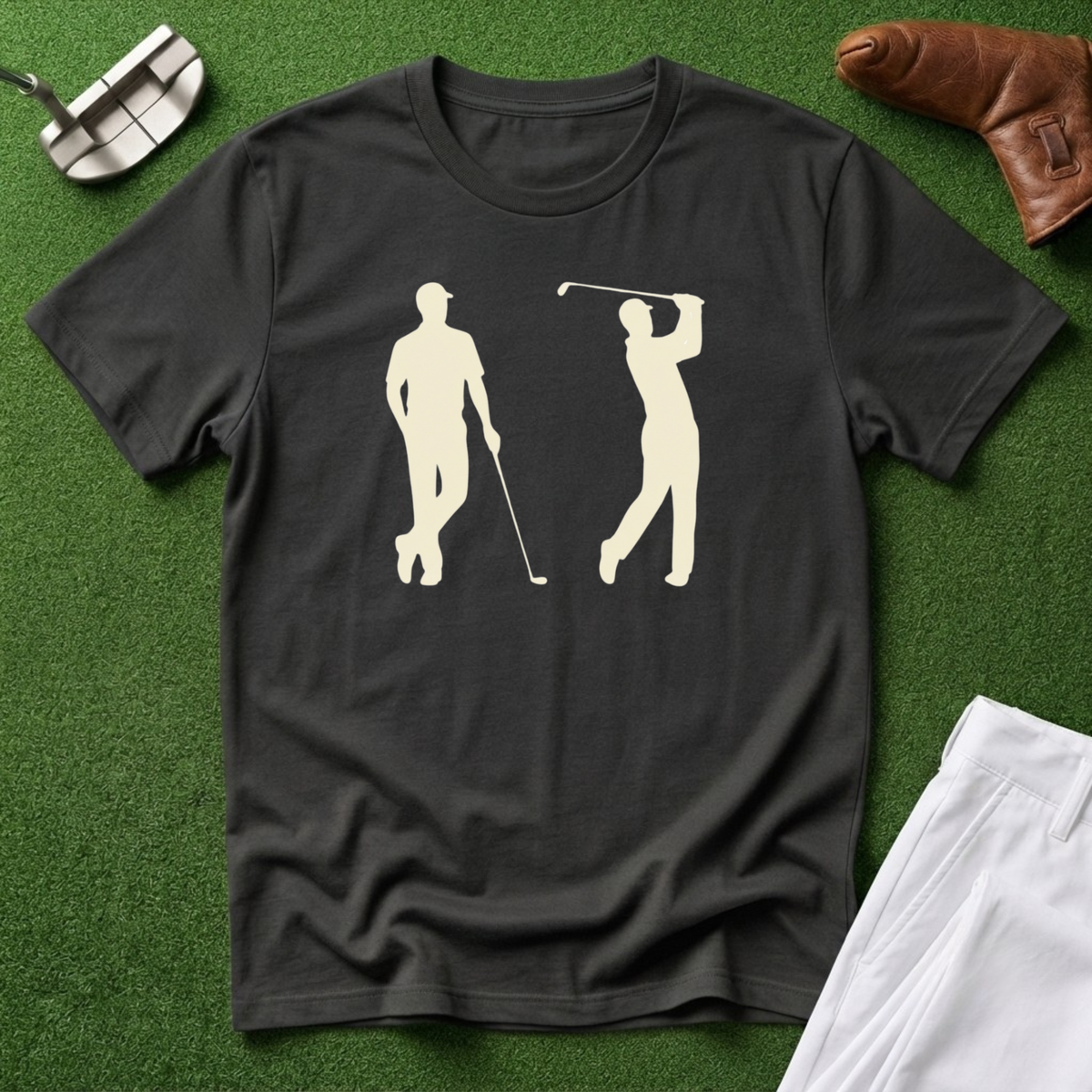 Golfer Silhouette T-Shirt