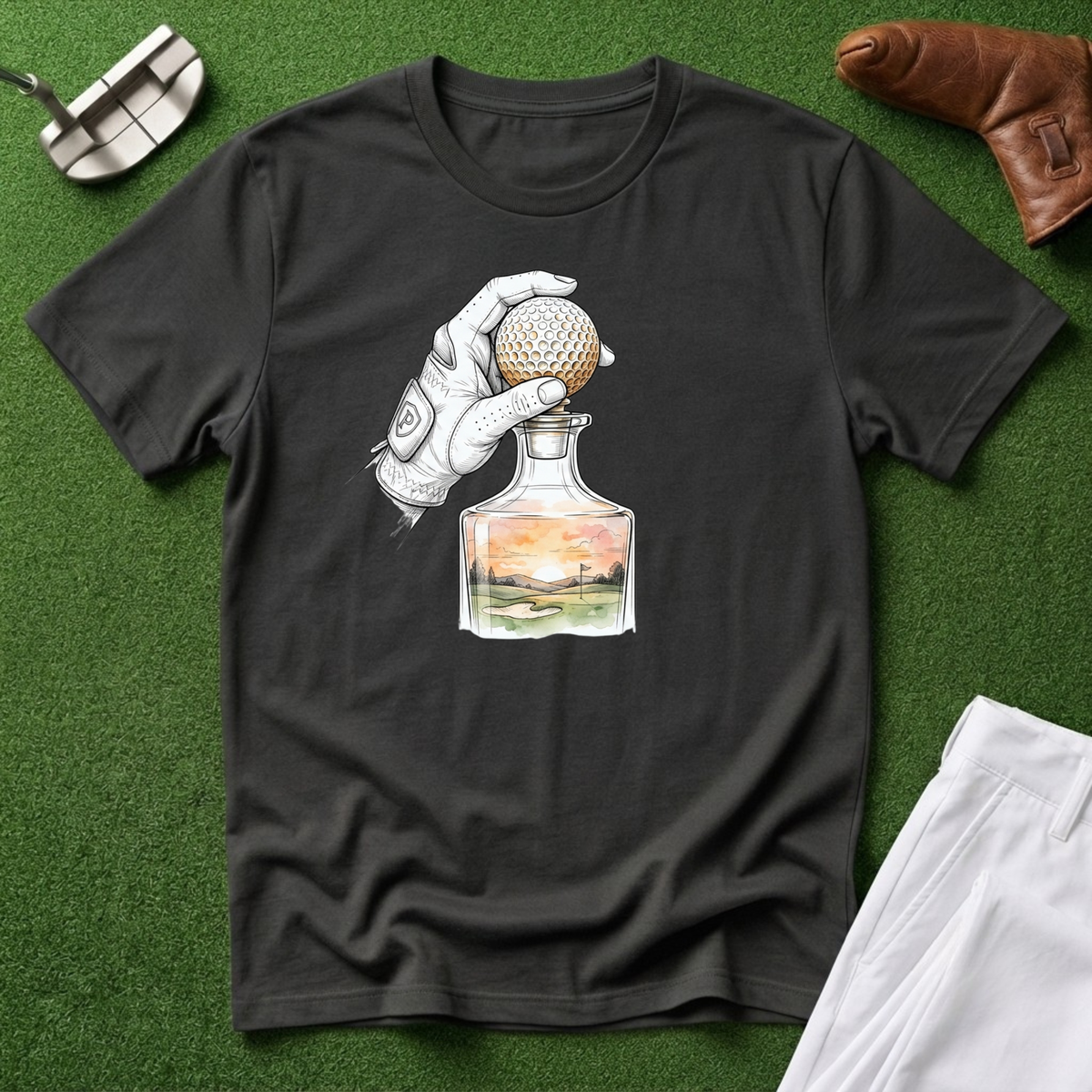 Golf Ball & Decanter T-Shirt