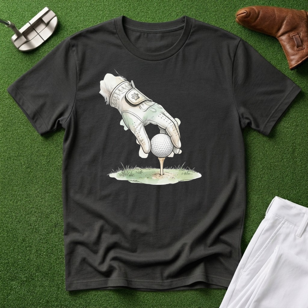 Golf Glove & Tee T-Shirt