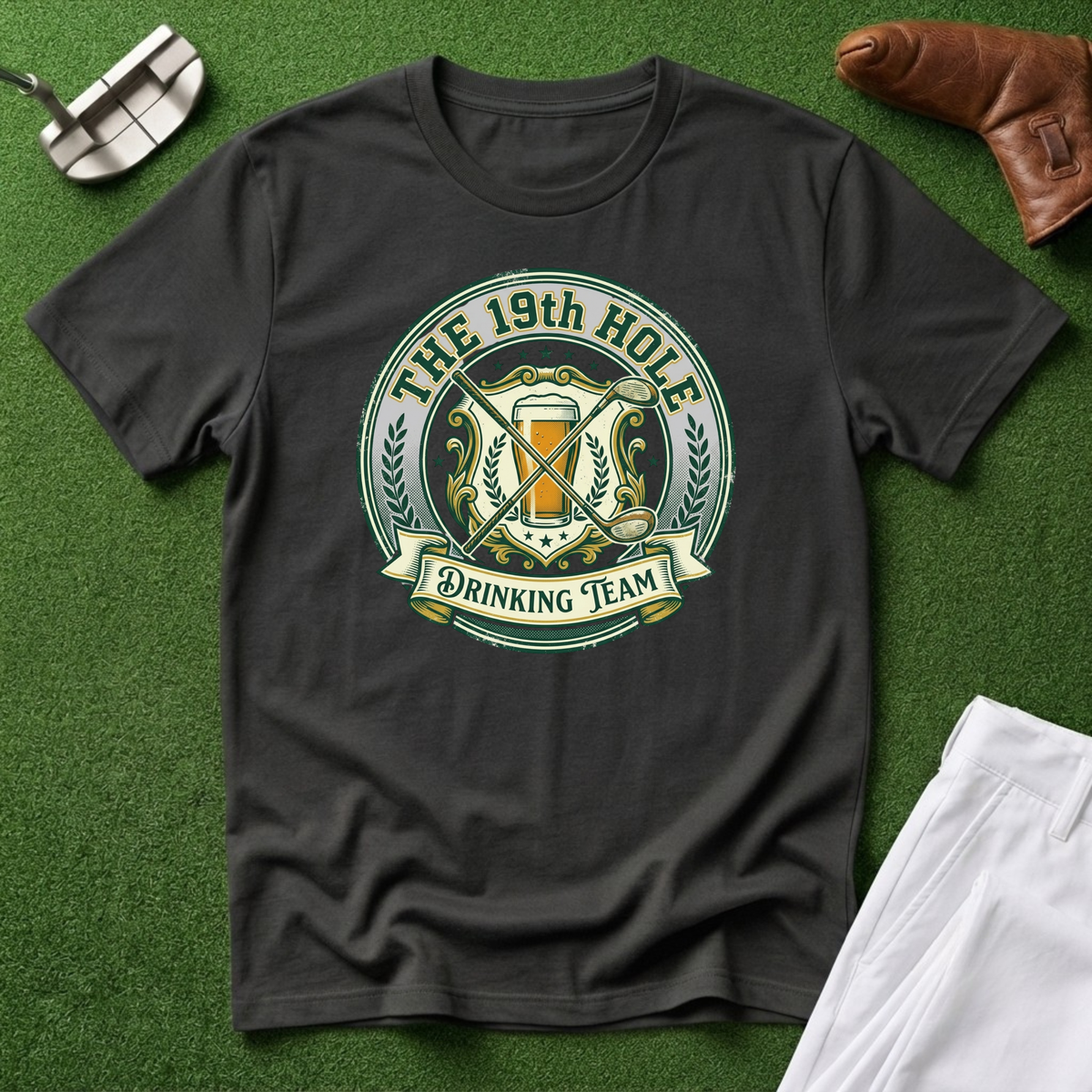 The 19th Hole Drinking Team T‑Shirt
