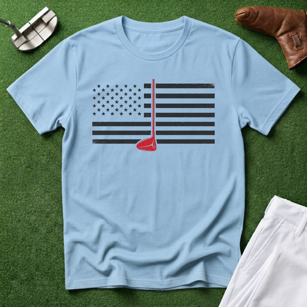 American Flag Driver T-Shirt