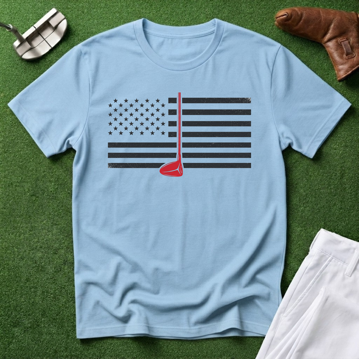 American Flag Driver T-Shirt