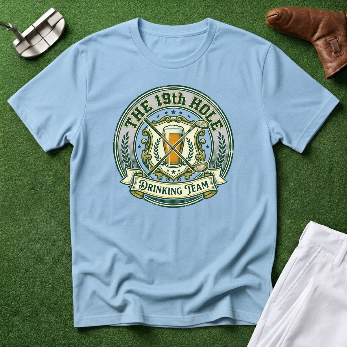 The 19th Hole Drinking Team T‑Shirt