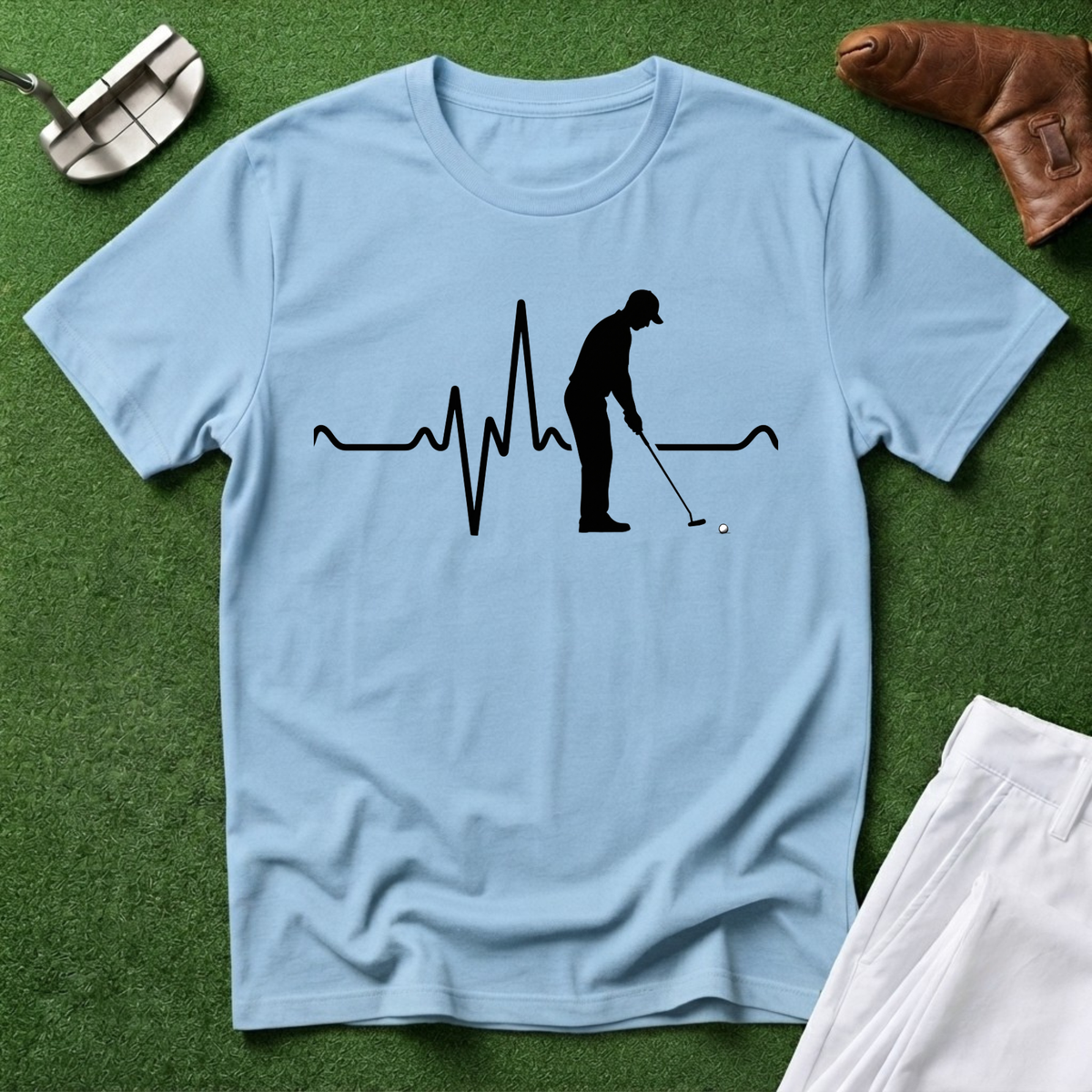 Golf Heartbeat T-Shirt