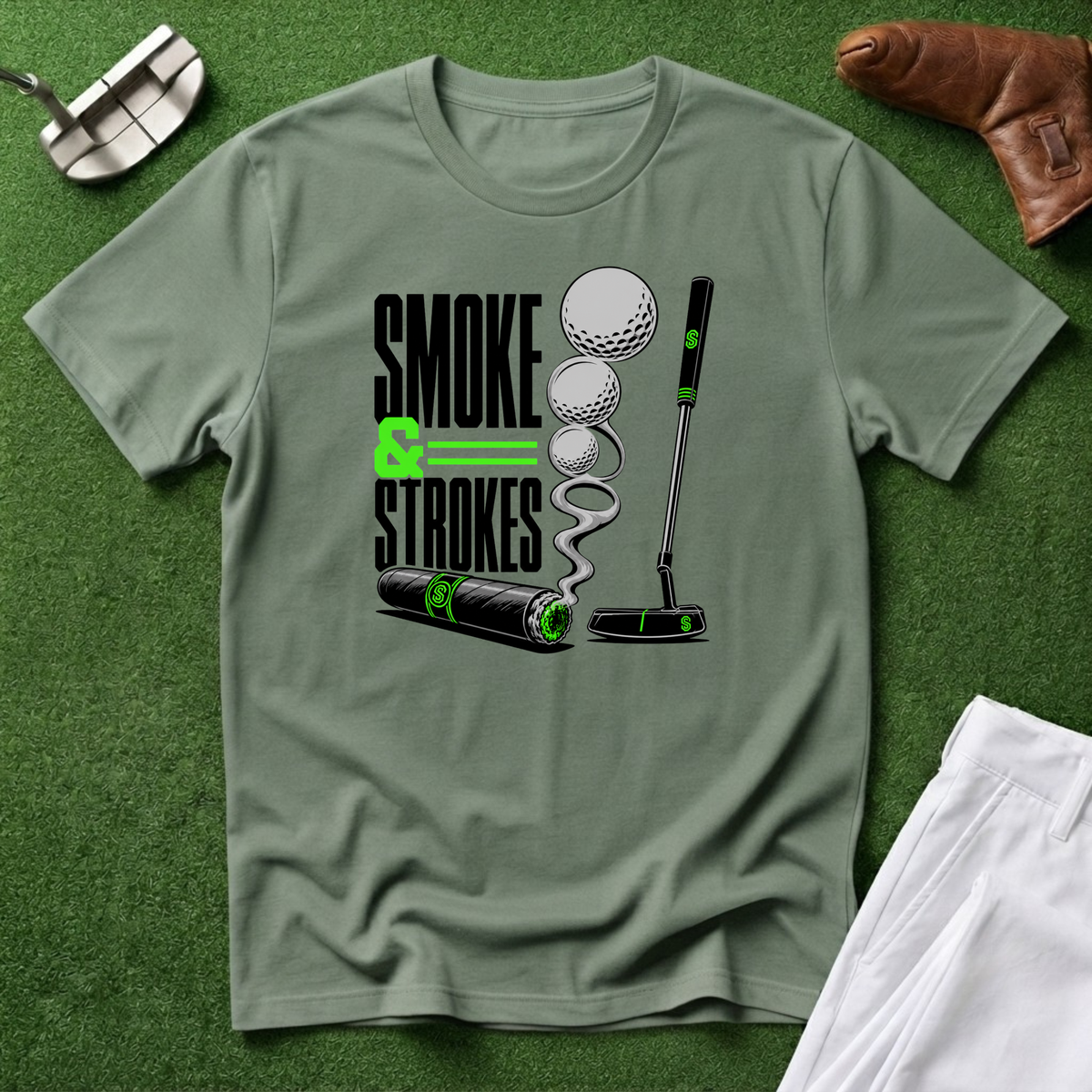 Smoke & Strokes T‑Shirt