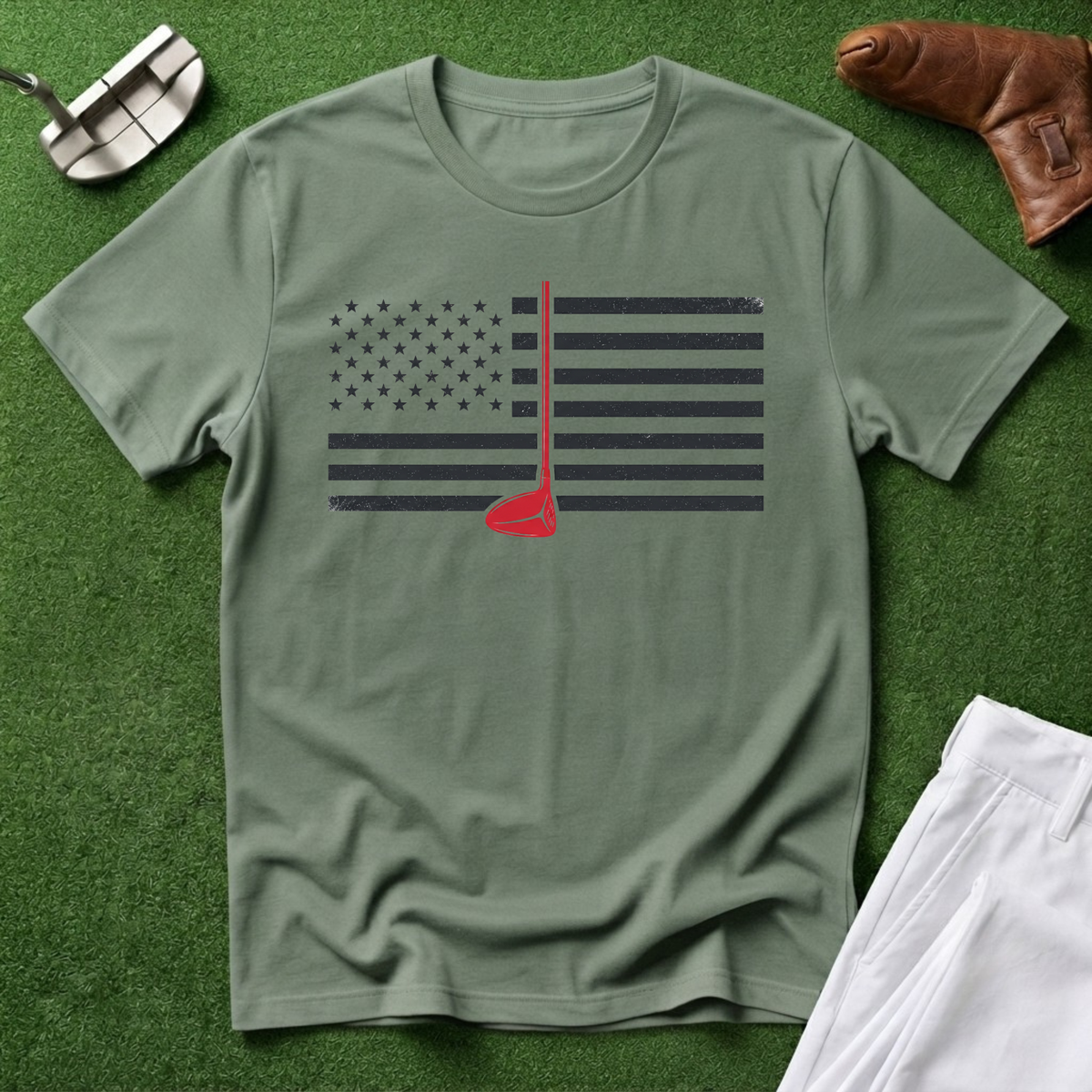American Flag Driver T-Shirt