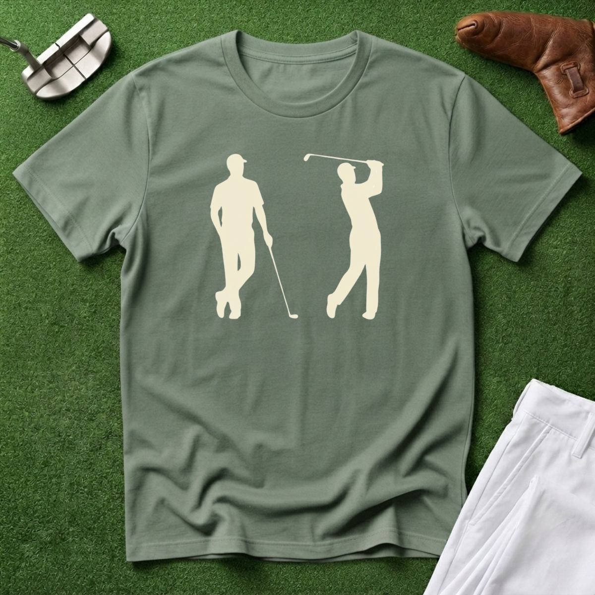 Golfer Silhouette T-Shirt