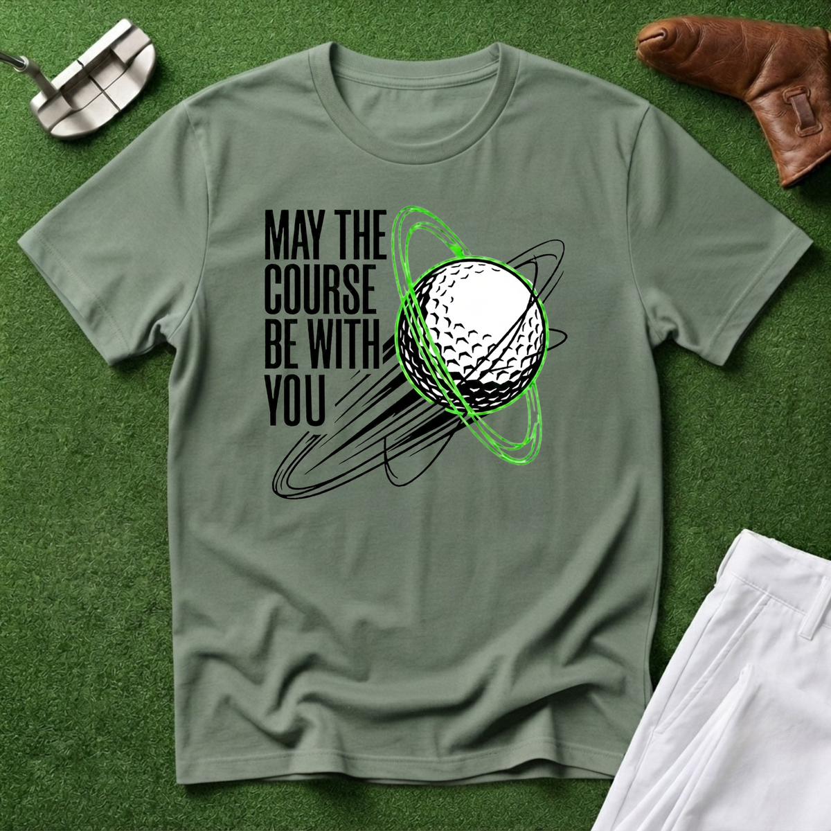 May the Course Be With You T-Shirt