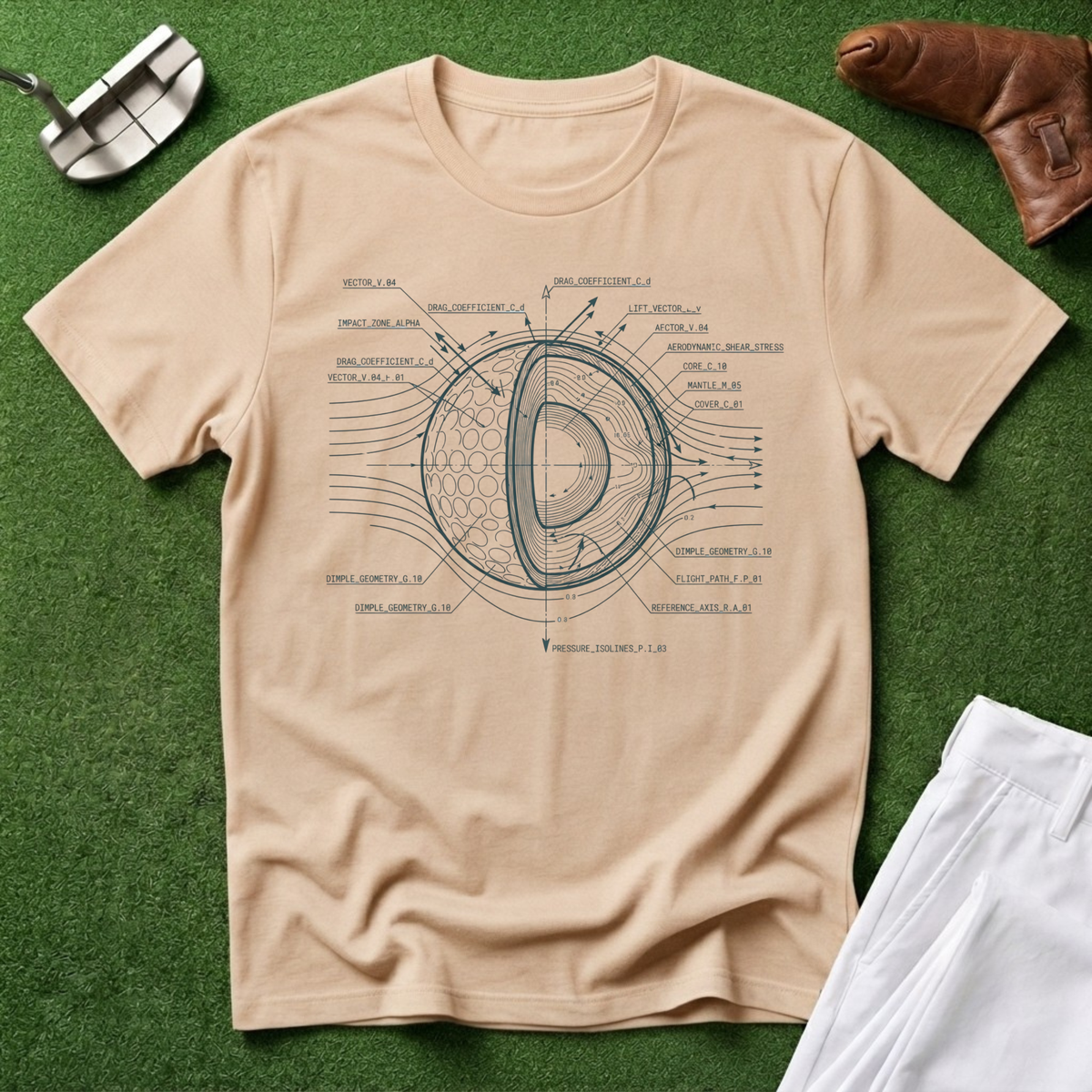 Anatomical Ball Diagram T-Shirt