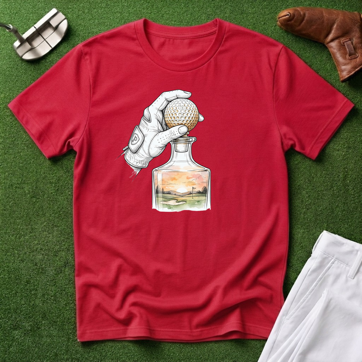 Golf Ball & Decanter T-Shirt