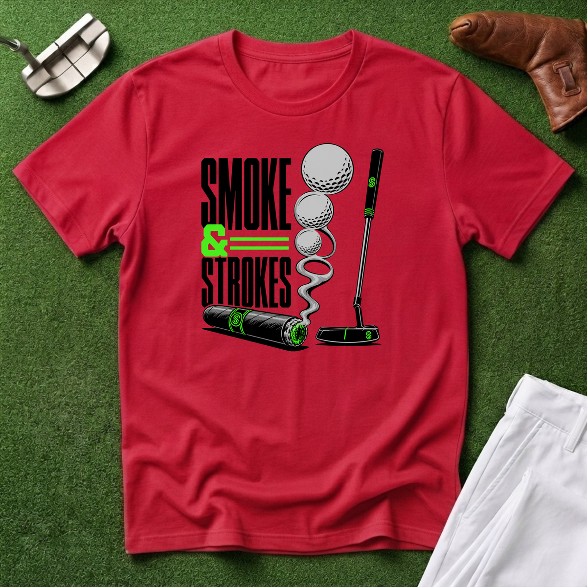 Smoke & Strokes T‑Shirt