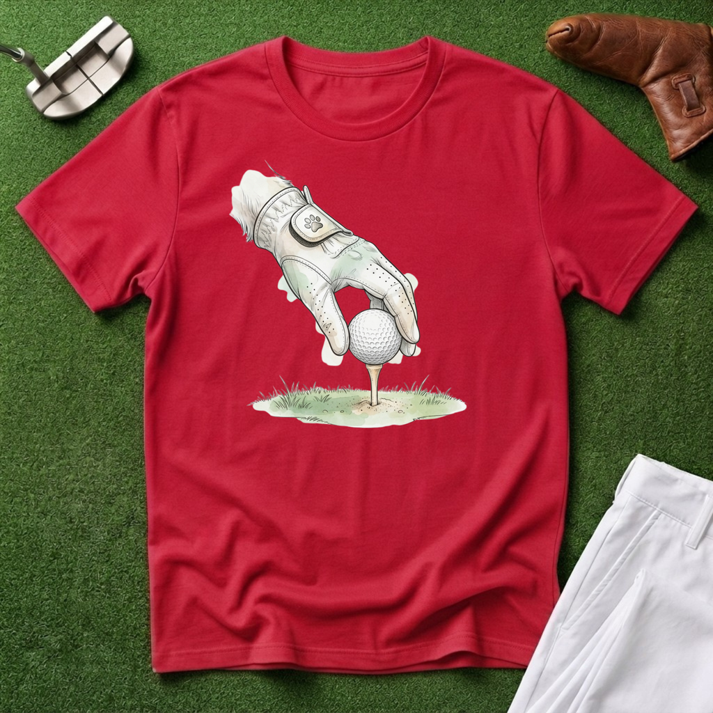 Golf Glove & Tee T-Shirt
