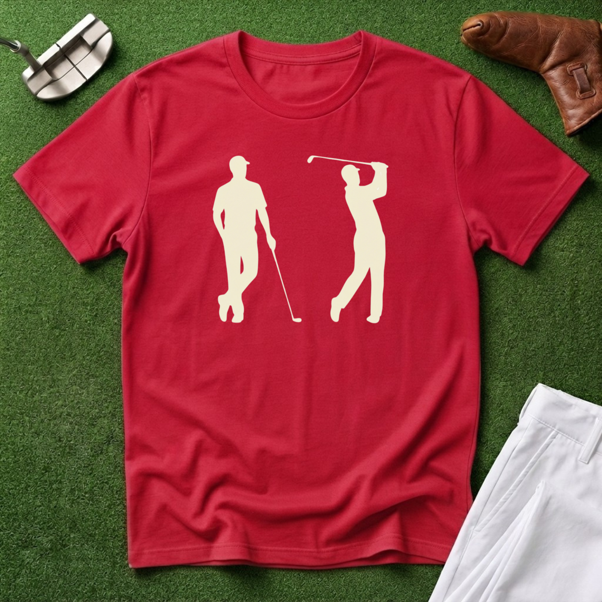 Golfer Silhouette T-Shirt