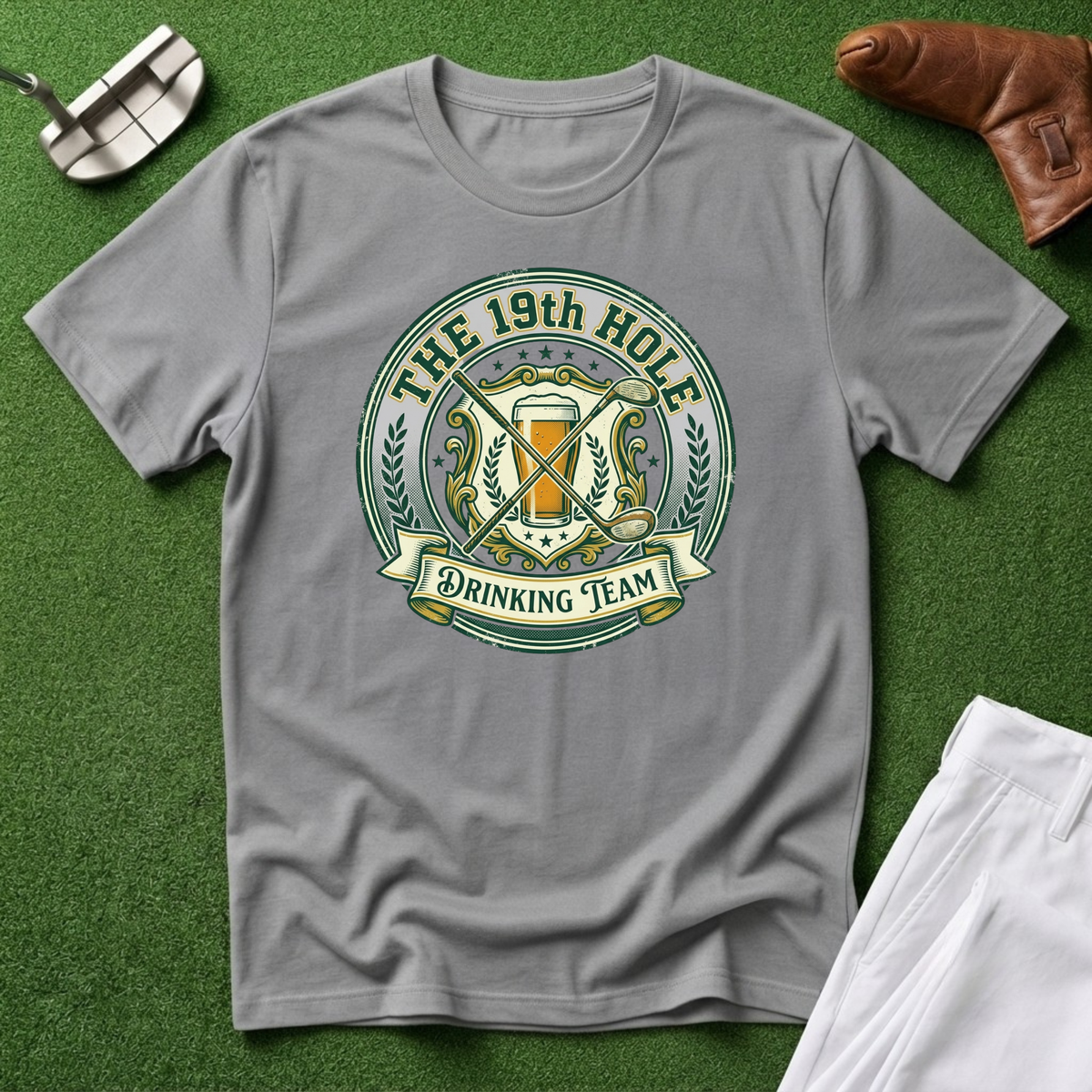 The 19th Hole Drinking Team T‑Shirt