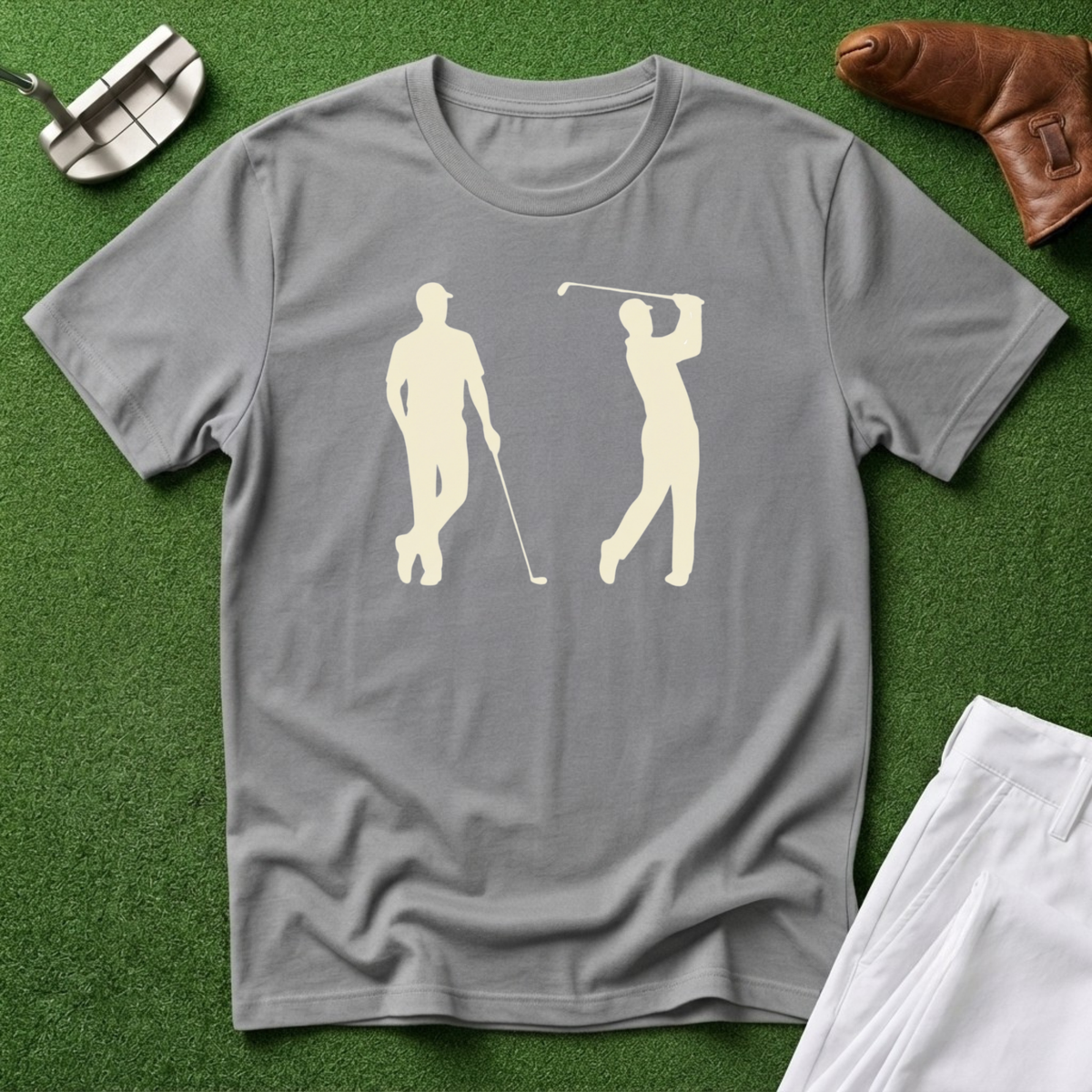 Golfer Silhouette T-Shirt