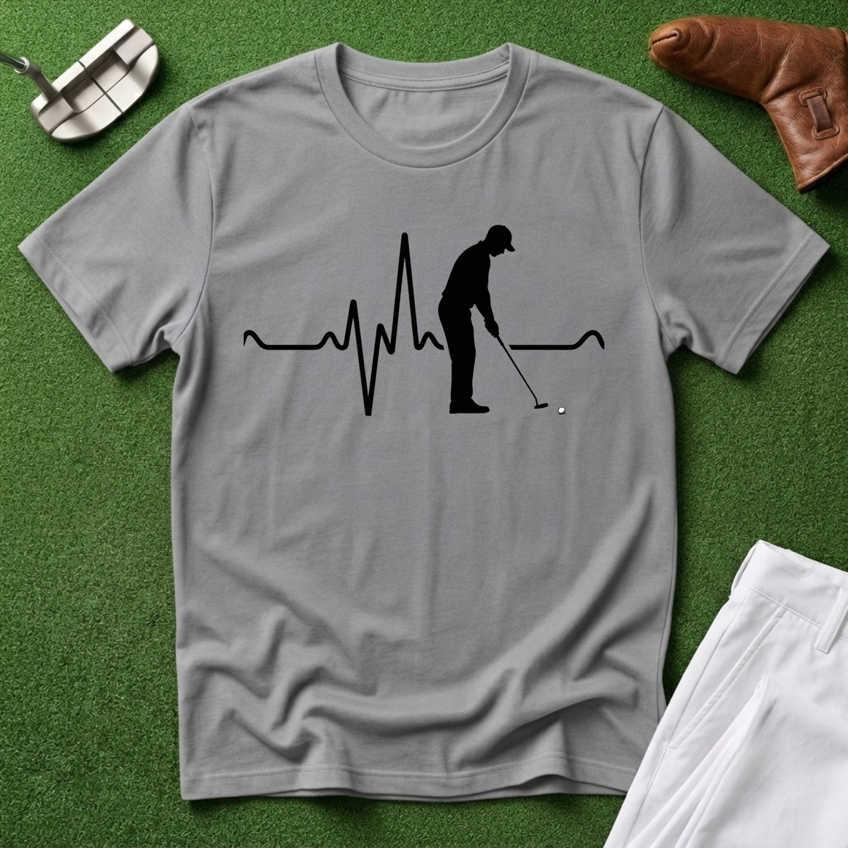 Golf Heartbeat T-Shirt