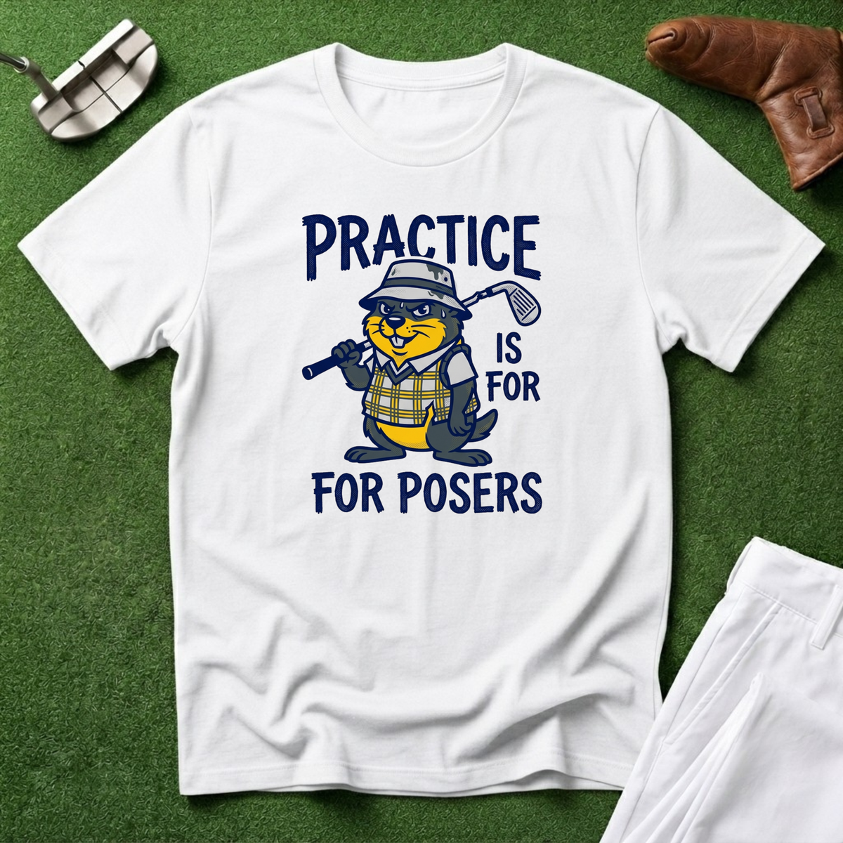 Practice Is For Posers Golf T-Shirt