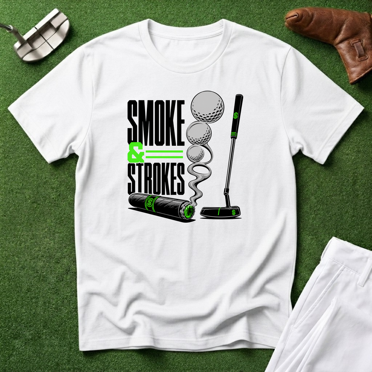 Smoke & Strokes T‑Shirt