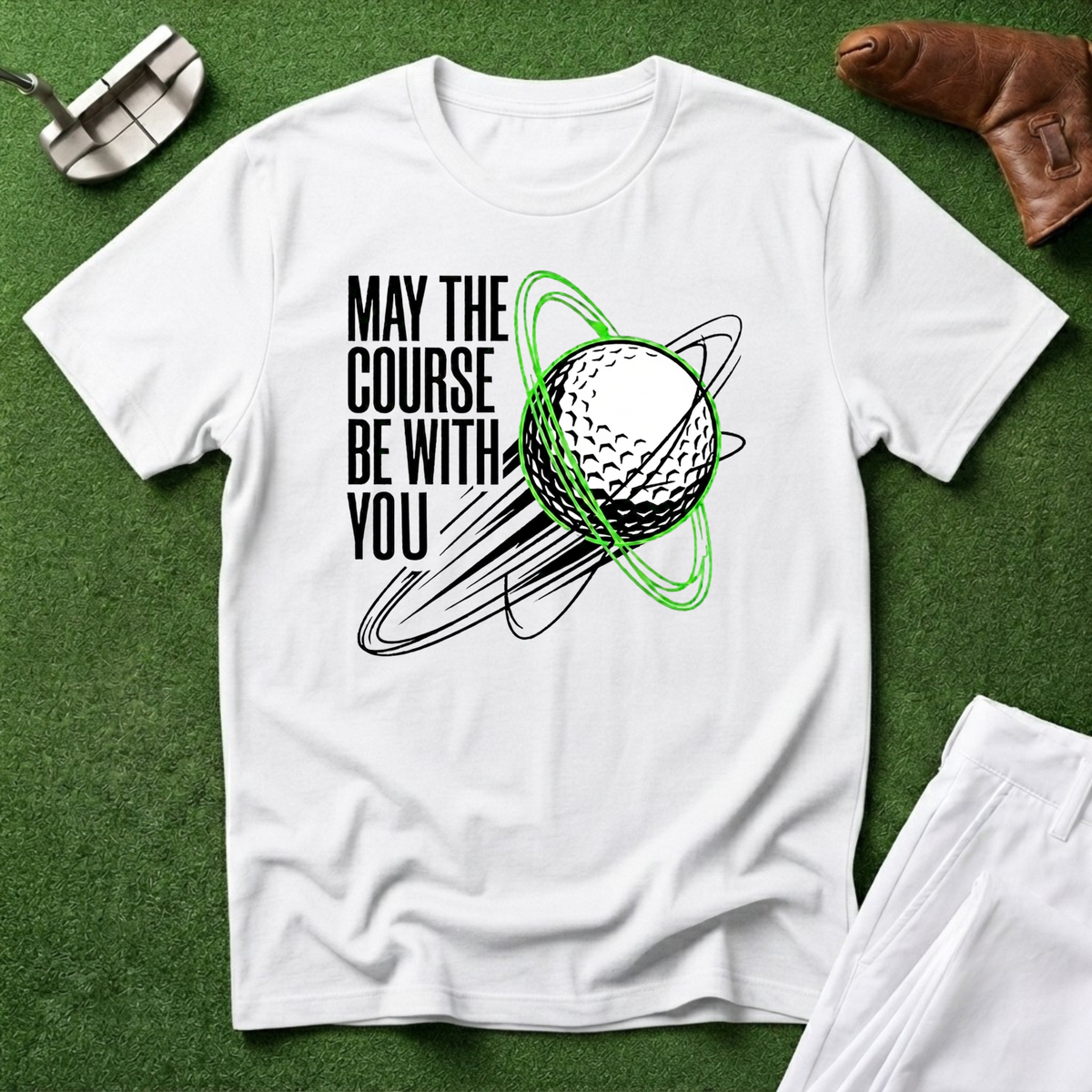 May the Course Be With You T-Shirt